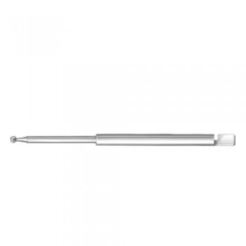 Spherical Burr 5 mm Borchardt Shaft Stainless Steel, Diameter 4.0 mm Ø
